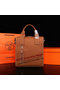 Hermes Original Calf Leather Tote Bag M86682 Wheat  Replica