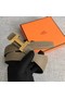 Hermes original epsom leather belts wide 2.5CM 2714 grey  Replica