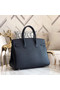 Hermes original Epsom Leather HB35O black&gold Metal  Replica