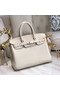 Hermes original Epsom Leather HB35O cream&gold Metal  Replica