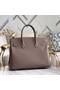 Hermes original Epsom Leather HB35O grey&gold Metal  Replica