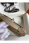Hermes Original Epsom Leather KEL2278 grey&Silver-Tone Metal  Replica