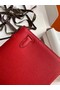 Hermes Original Epsom Leather KEL2278 red&gold-Tone Metal  Replica