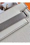 Hermes Original Epsom Leather KEL2578 cream&grey  Replica