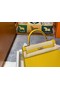 Hermes Original Epsom Leather KEL2578 lemon  Replica