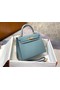 Hermes Original Epsom Leather KEL2578 skyblue  Replica