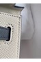 Hermes Original Epsom Leather KEL2578 white&black  Replica
