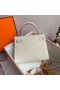 Hermes Original Epsom Leather KEL2578 white  Replica