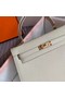 Hermes Original Epsom Leather KEL2578 white  Replica