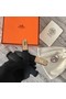 Hermes original epsom leather Kelly belt H069853 black  Replica