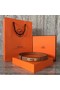 Hermes original epsom leather Kelly belt H069853 brown  Replica