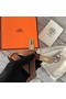 Hermes original epsom leather Kelly belt H069853 brown  Replica