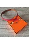 Hermes original epsom leather Kelly belt H069853 red  Replica