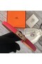 Hermes original epsom leather Kelly belt H069853 red  Replica