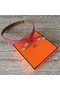 Hermes original epsom leather Kelly belt H069853 rose  Replica