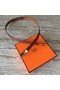 Hermes original epsom leather Kelly belt H069854 fuchsia gold plated metal  Replica