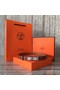 Hermes original epsom leather Kelly belt H069854 fuchsia silver plated metal  Replica
