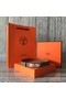 Hermes original epsom leather Kelly belt H069854 grey silver plated metal  Replica