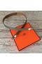 Hermes original epsom leather Kelly belt H069854 grey silver plated metal  Replica