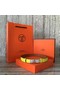 Hermes original epsom leather Kelly belt H069854 lemon silver plated metal  Replica