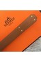 Hermes original epsom leather Kelly belt H069854 orange gold plated metal  Replica