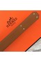 Hermes original epsom leather Kelly belt H069854 red gold plated metal  Replica