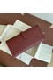 Hermes Original Espom Leather Clutch 37088 claret  Replica