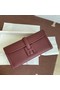Hermes Original Espom Leather Clutch 37088 claret  Replica
