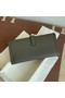 Hermes Original Espom Leather Clutch 37088 dark gray  Replica