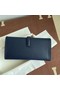Hermes Original Espom Leather Clutch 37088 Sapphire blue  Replica