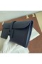 Hermes Original Espom Leather Clutch 37088 Sapphire blue  Replica