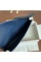 Hermes Original Espom Leather Clutch 37088 Sapphire blue  Replica