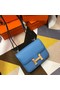 Hermes Original Espom Leather Constance Bag 5333 blue  Replica