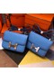 Hermes Original Espom Leather Constance Bag 5333 blue  Replica