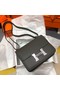 Hermes Original Espom Leather Constance Bag 5333 dark gray  Replica