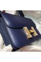 Hermes Original Espom Leather Constance Bag 5333 Sapphire blue  Replica