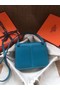 Hermes Original Halzan mini bag H069523 bleu zanzibar  Replica