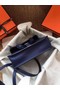 Hermes Original Halzan mini bag H069523 blue  Replica