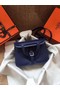 Hermes Original Halzan mini bag H069523 blue  Replica