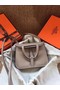 Hermes Original Halzan mini bag H069523 grey  Replica