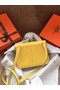 Hermes Original Halzan mini bag H069523 yellow  Replica