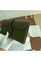 Hermes Original jige swift Leather Clutch 37088 blackish green  Replica