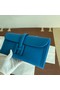Hermes Original jige swift Leather Clutch 37088 blue  Replica