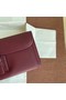 Hermes Original jige swift Leather Clutch 37088 claret  Replica