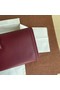 Hermes Original jige swift Leather Clutch 37088 claret  Replica