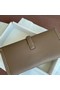 Hermes Original jige swift Leather Clutch 37088 dark gray  Replica