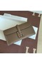 Hermes Original jige swift Leather Clutch 37088 dark gray  Replica