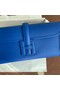 Hermes Original jige swift Leather Clutch 37088 Electro optic blue  Replica