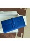 Hermes Original jige swift Leather Clutch 37088 Electro optic blue  Replica