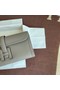 Hermes Original jige swift Leather Clutch 37088 gray  Replica